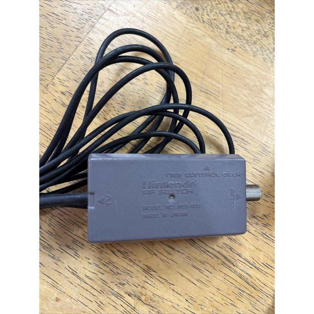 Official OEM Original NES SNES Nintendo System RF Switch TV Cable Cord Tested